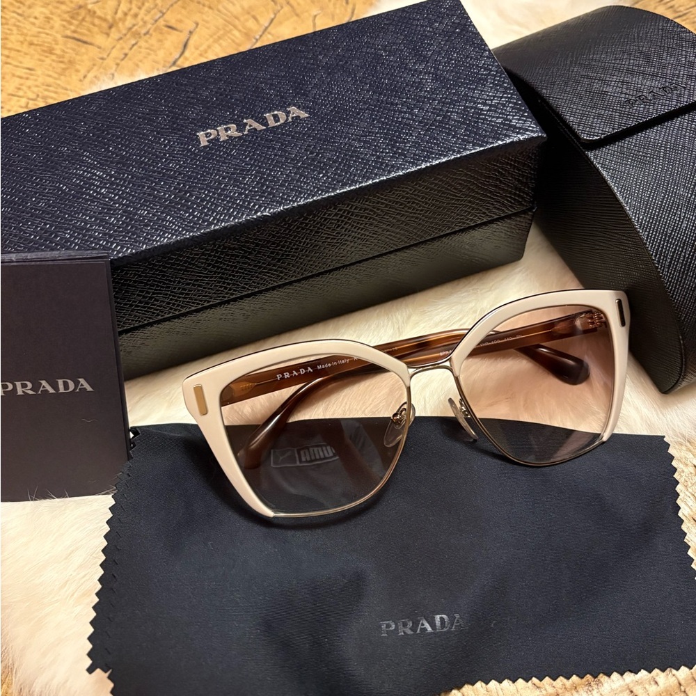 New Prada Women's Brown Sunglasses